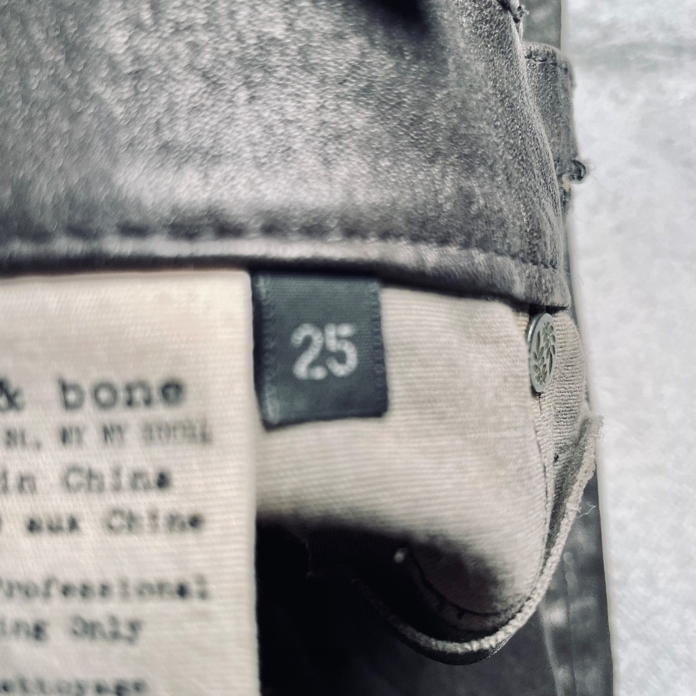Rag and Bone Skinny Leather Jeans - Picture 2 of 14
